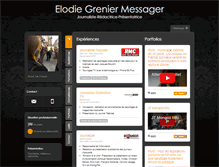 Tablet Screenshot of elodie-messager.com